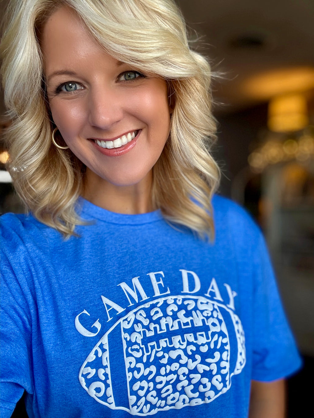 Game Day Cheetah Football Tee *Pre-Order*