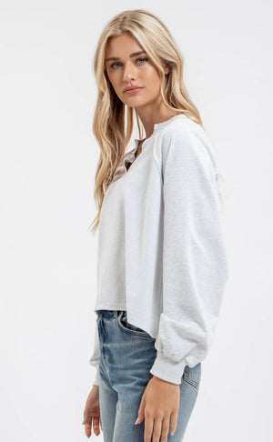 Exposed Seam Sweatshirt