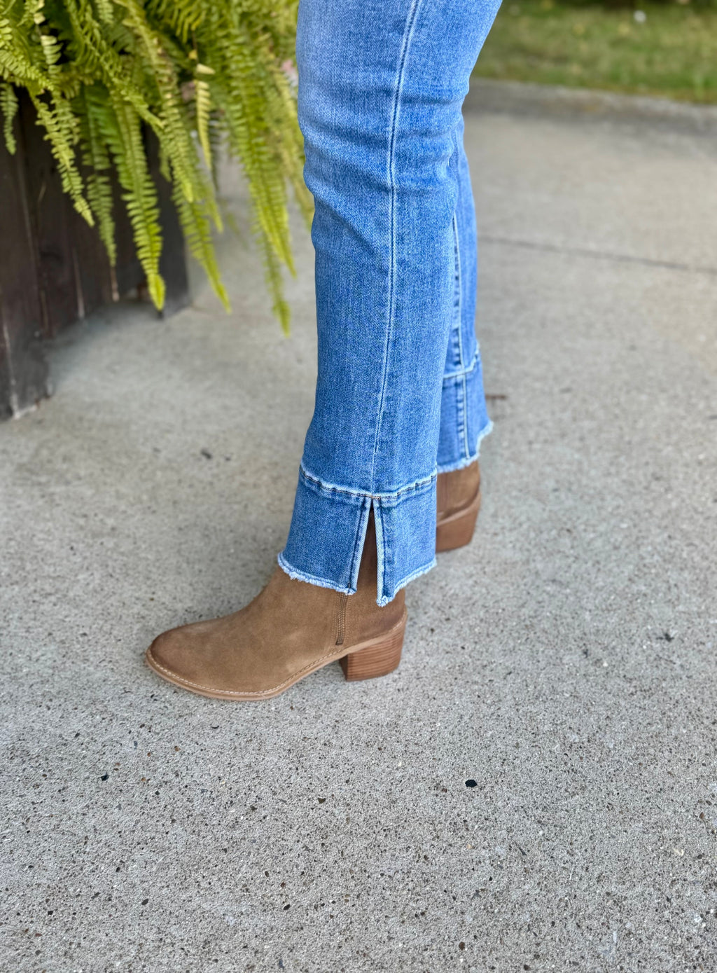 High Rise Trouser Kick Flare Jean