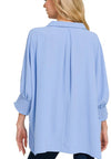 Red Oversized Tunic Top
