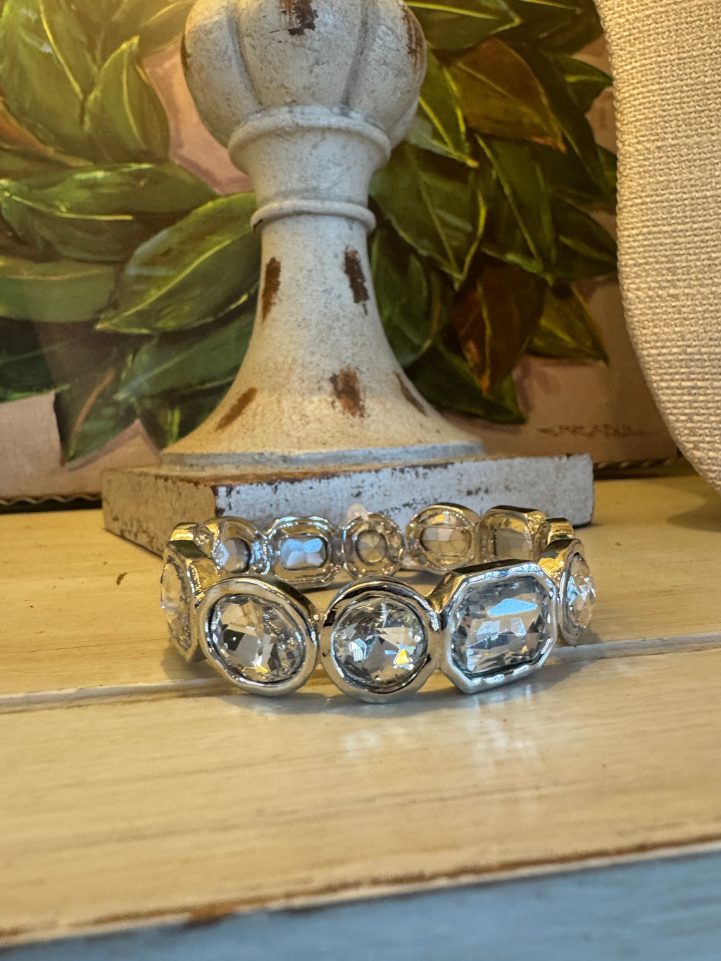 Silver Rhinestone Bracelet