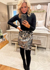 Sequin Mini Skirt