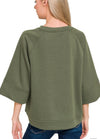 Olive Scuba Top