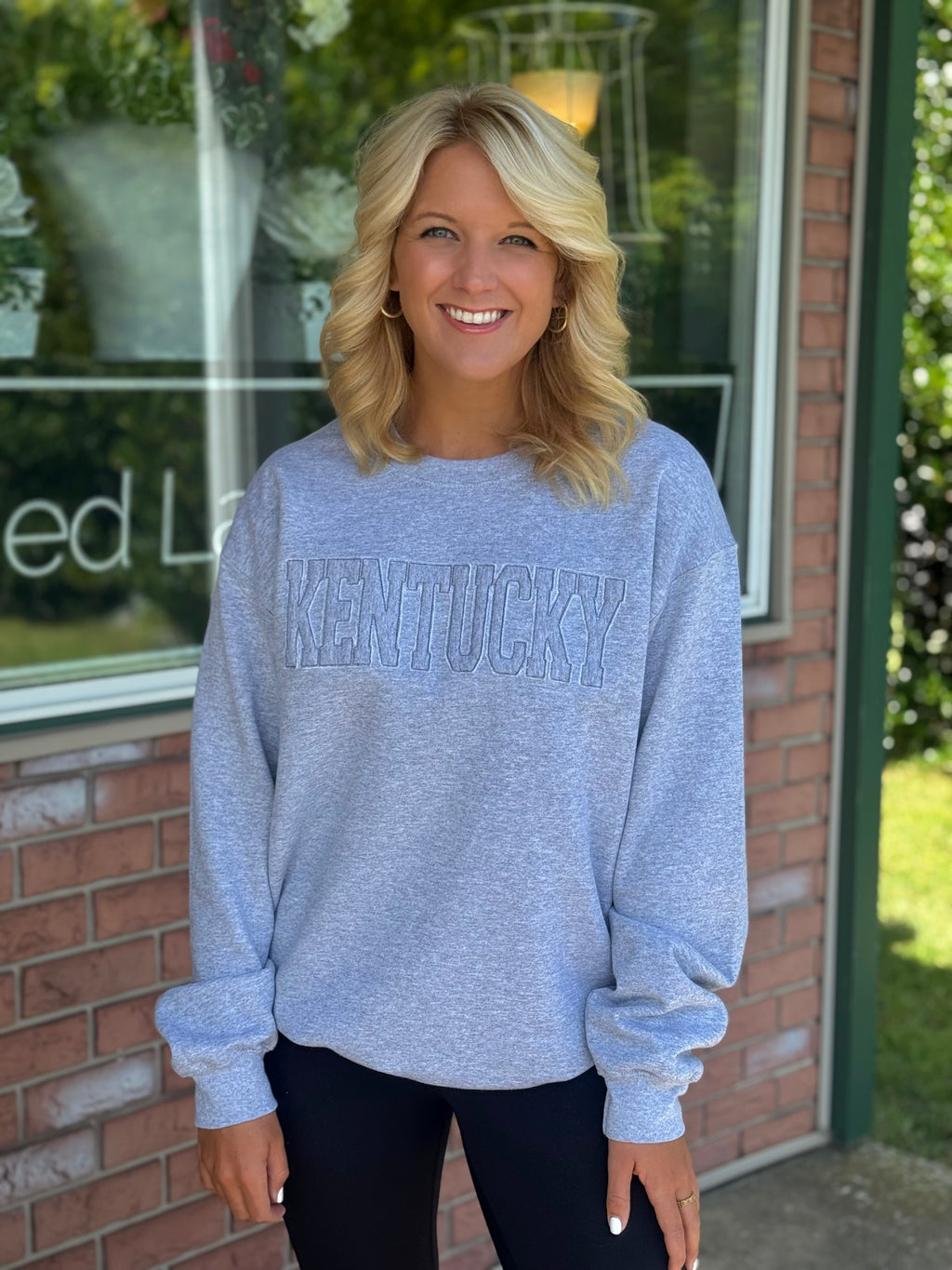 Kentucky Grey on Grey Sweatshirt *Pre-order*