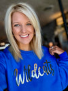 Royal Blue WILDCATS Gold Sweatshirt *Pre-Order*