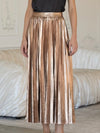 Shimmer Top & Metallic Skirt SET