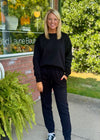 Black Fleece Pullover + Jogger SET