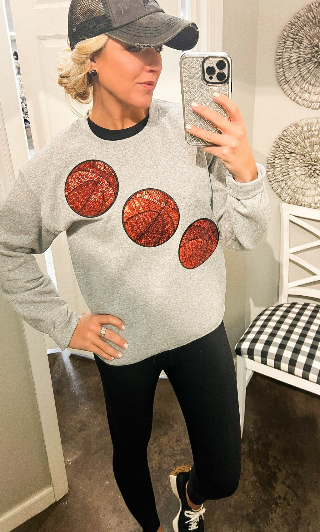 Sequin Basketball Custom Sweatshirt *PRE-ORDER*