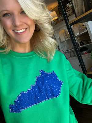 Kelly Green KY State Sweatshirt