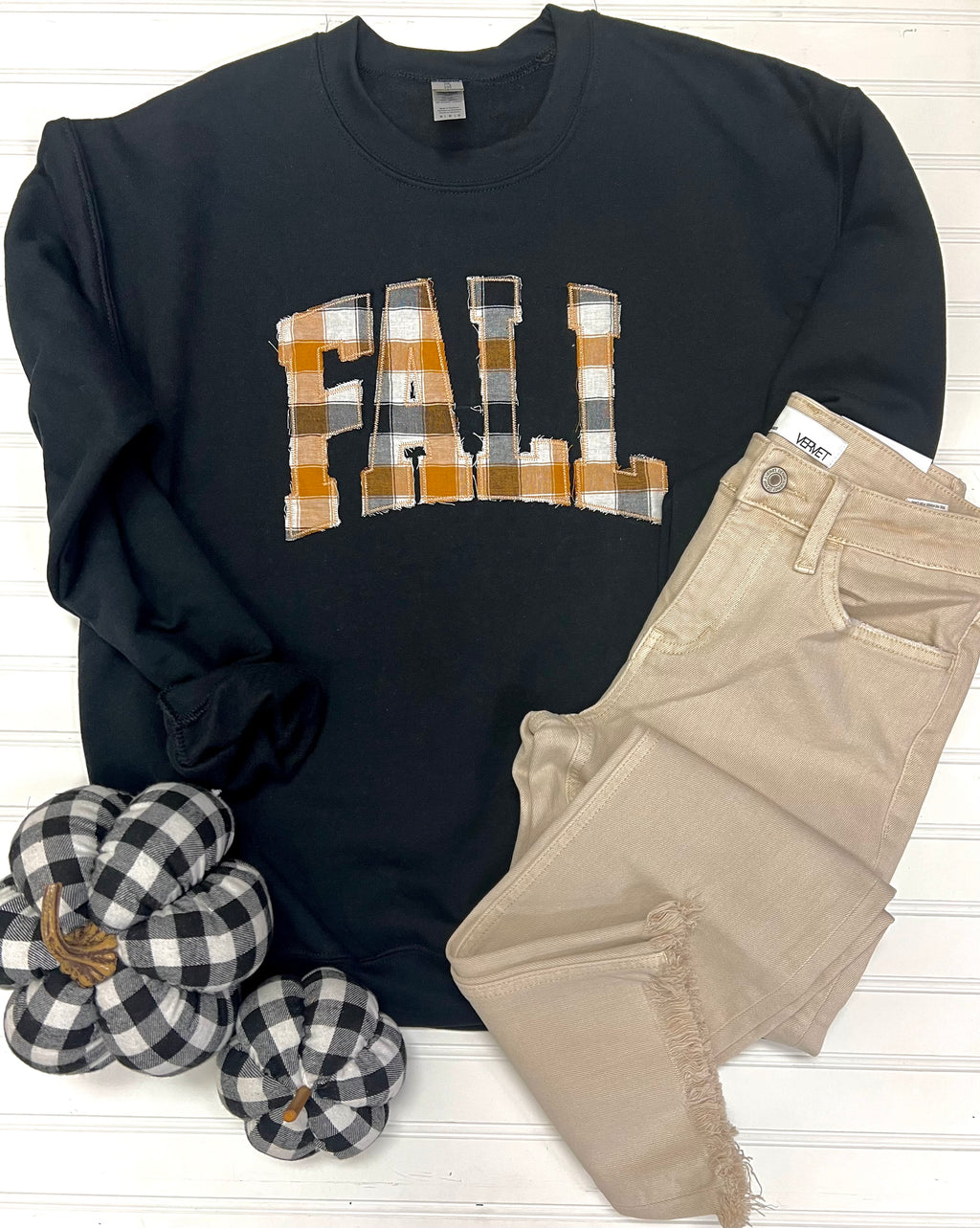 FALL Plaid Custom Sweatshirt **Pre Order**
