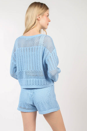 Crochet Lightweight Sweater and Short SET